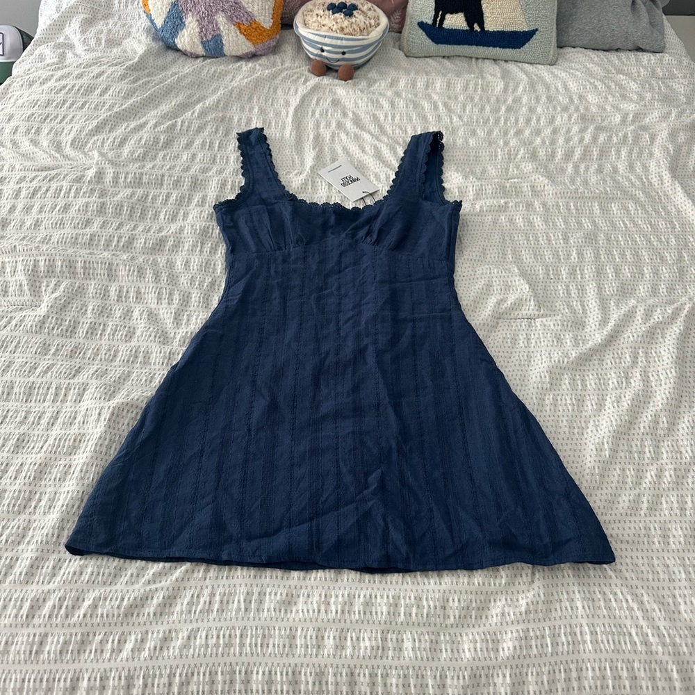 Small Navy Blue Dasha Dress Princess Polly